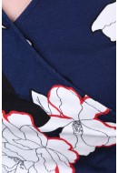 Bluza Dama Cossi 6095 Navy/White Flower